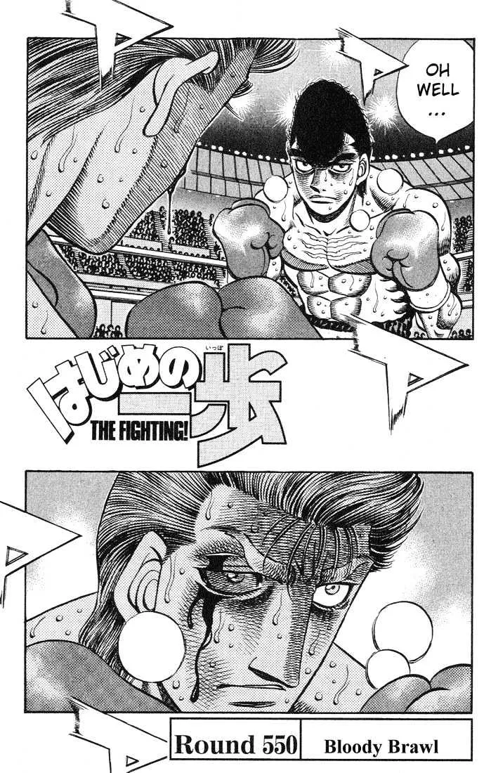 Read Hajime no Ippo Chapter 550 - Bloody brawl Online