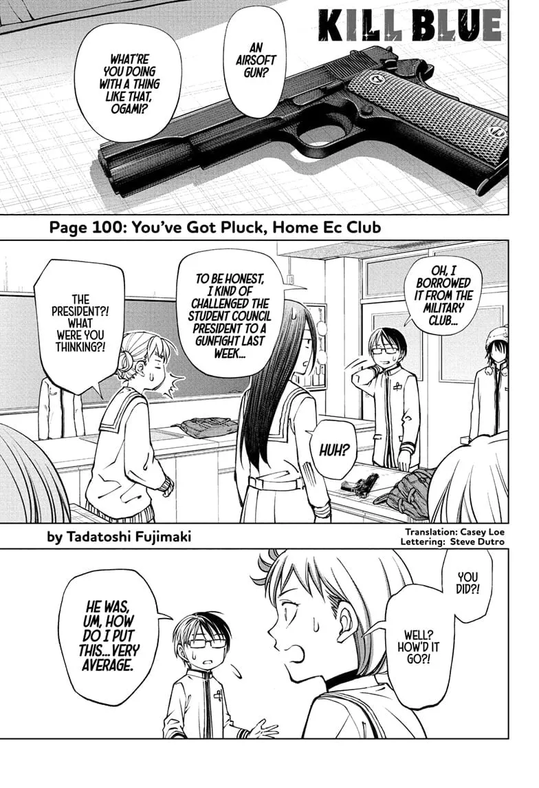 Read Kill Blue Chapter 100 - Page 100: You've Got Pluck, Home Ec Club Online