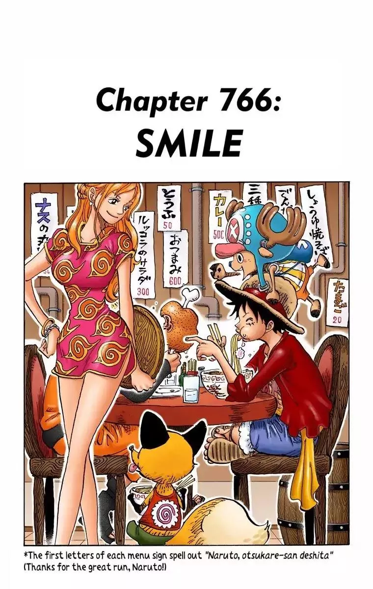 Read One Piece Chapter 766 - Smile Online