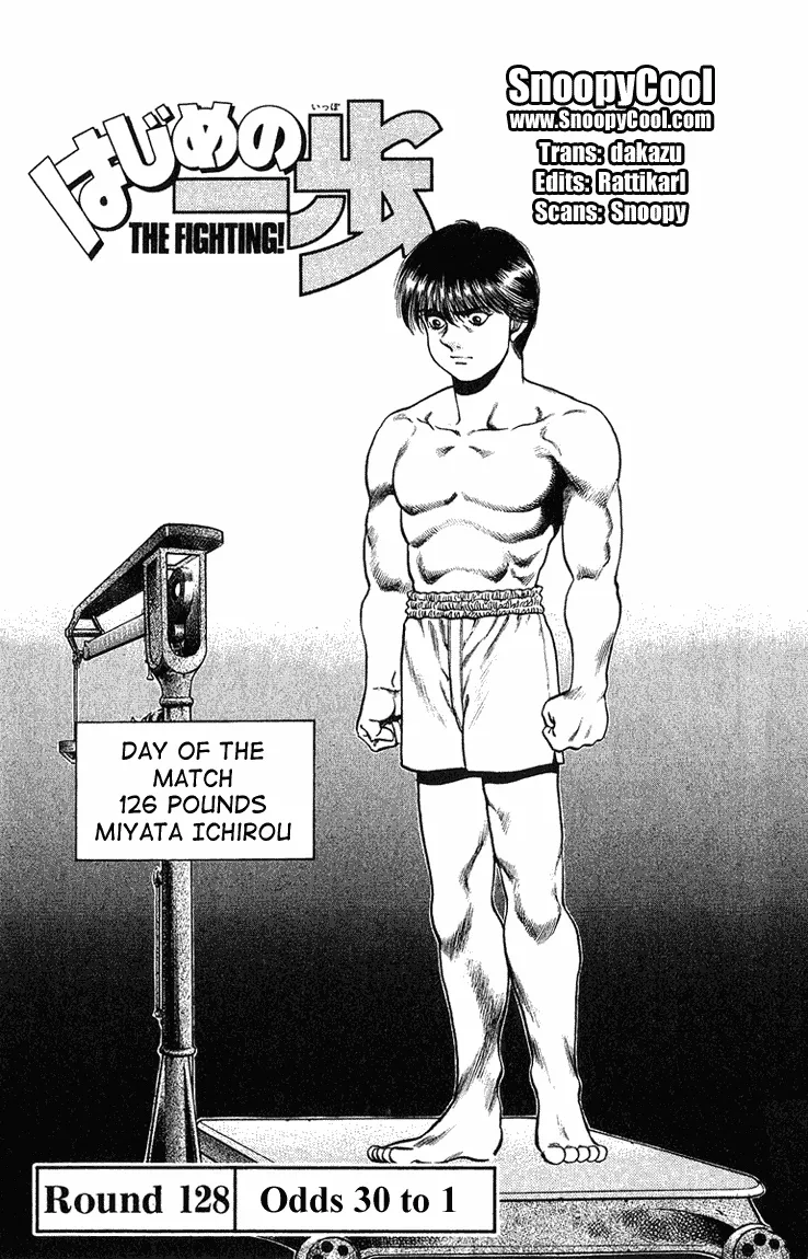 Read Hajime no Ippo Chapter 128 - Odds 30 to 1 Online