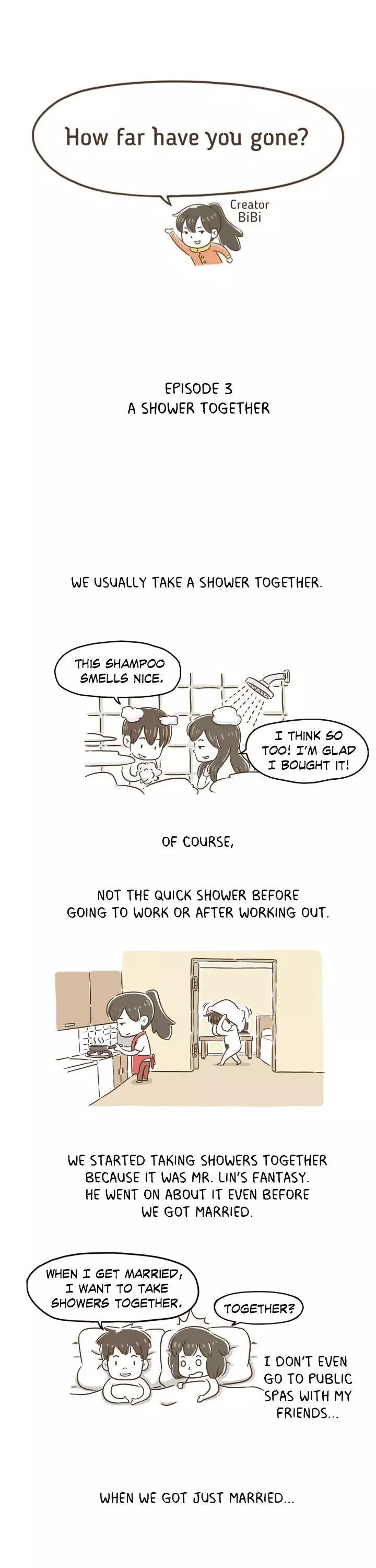 Read How Far Have You Gone? Chapter 3 - A Shower Together Online