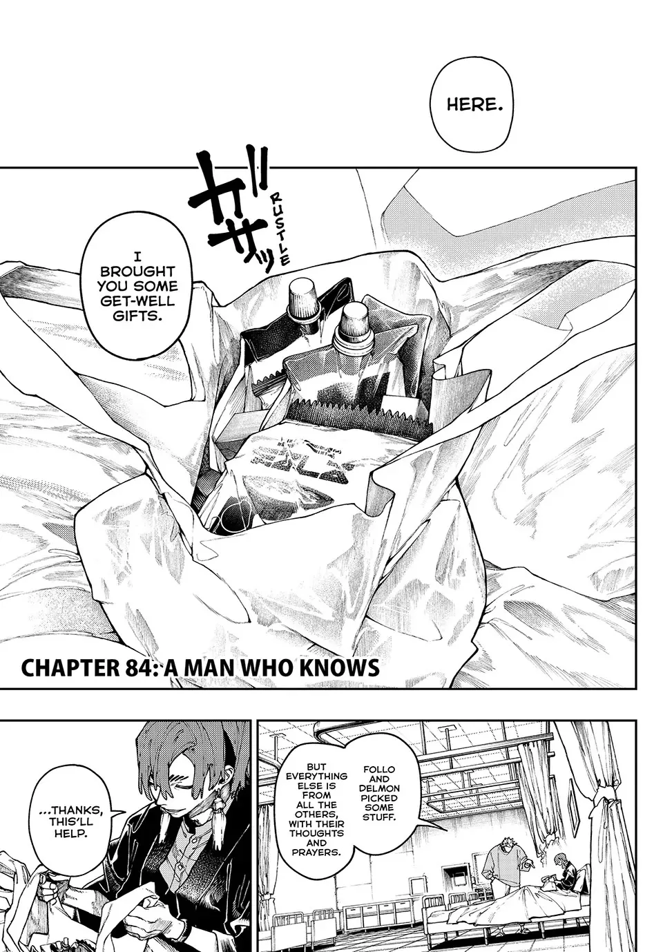 Read Gachiakuta Chapter 84 - A Man Who Knows Online