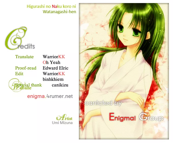 Read Higurashi no Naku Koro ni: Watanagashi-hen Chapter 12 - Epilogue - Last Wish [END] Online
