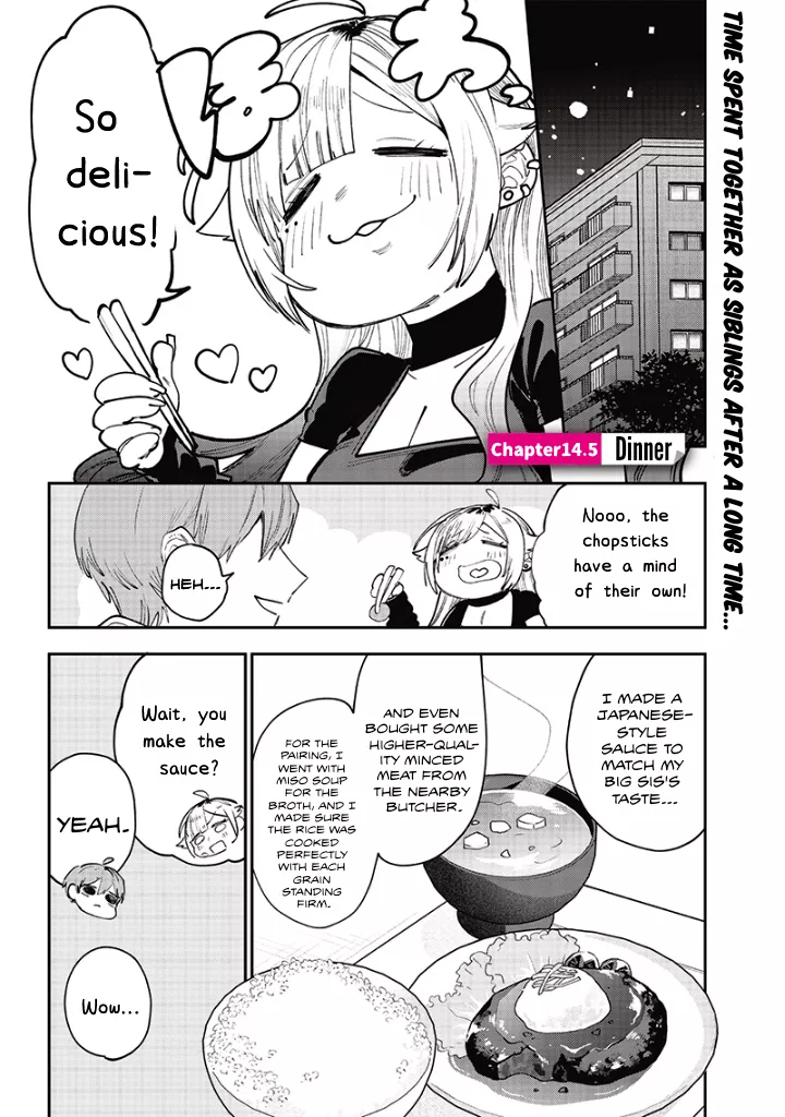 Read Namaiki na Gal Ane wo Wakaraseru Hanashi Chapter 14.5 - Dinner Online