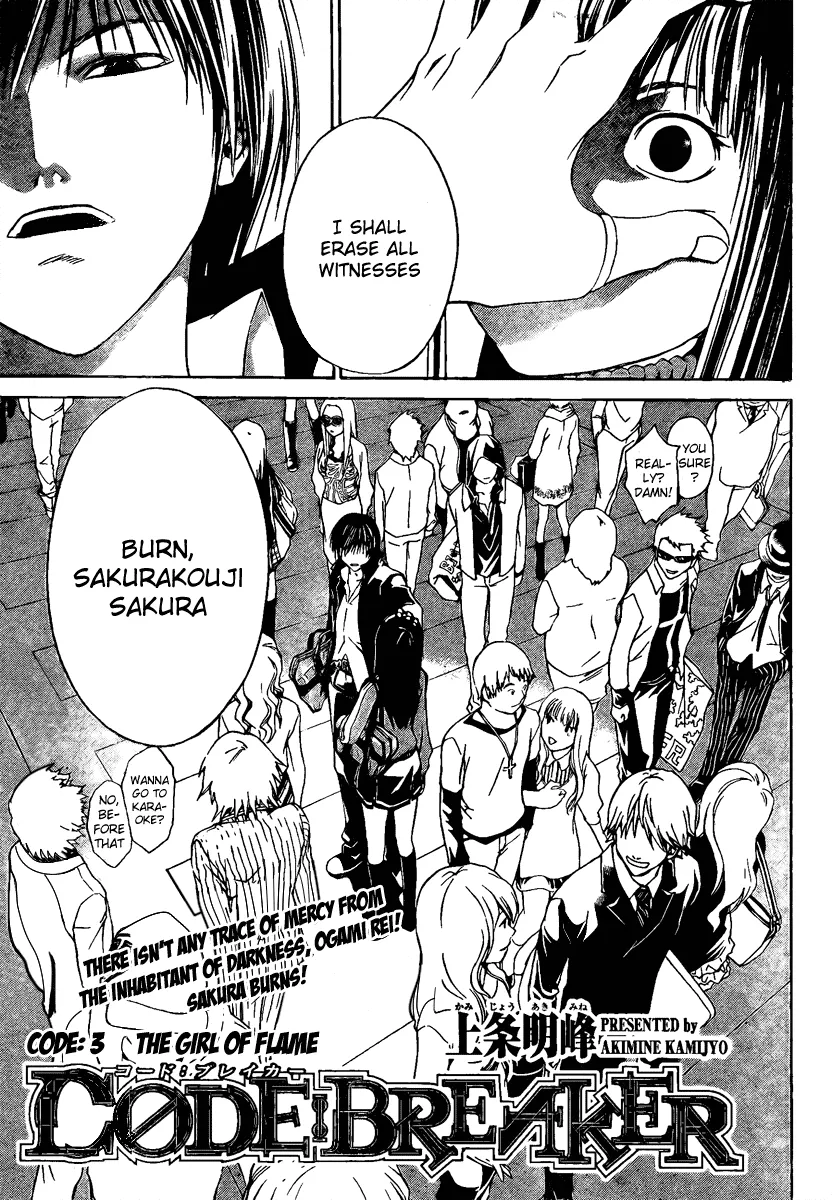 Read Code: Breaker Chapter 3 - The Girl of Flame Online