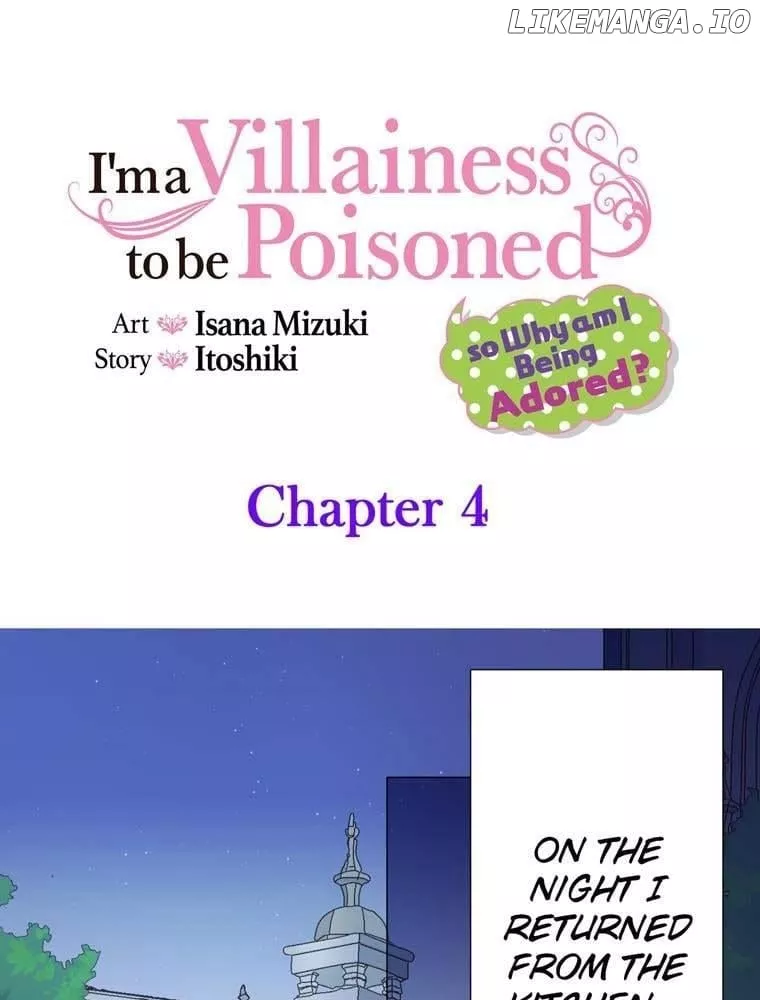 Read I’m a Villainess to be Poisoned, so Why am I Being Adored? Chapter 4 Online