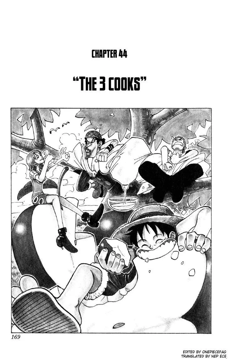 Read One Piece Chapter 044 - The 3 Cooks Online