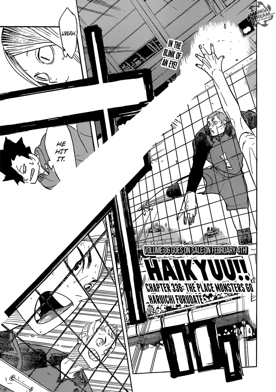 Read Haikyu!! Chapter 336 - The Place Monsters Go Online