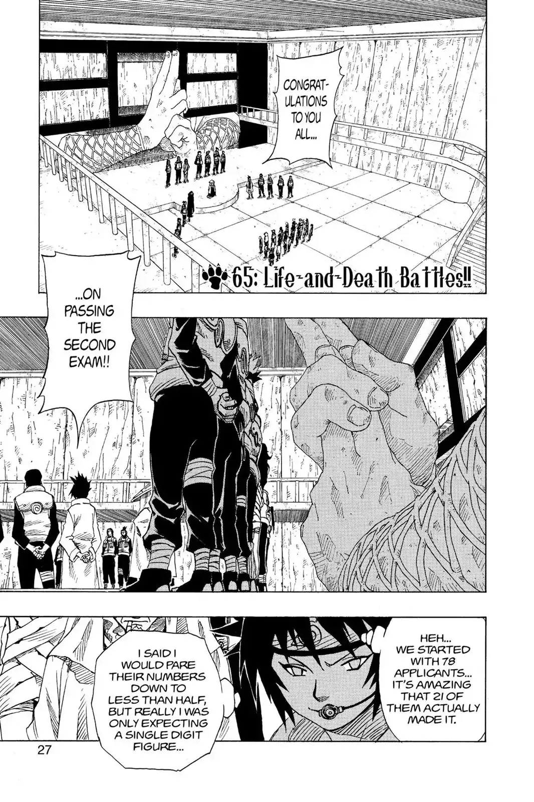 Read Naruto Chapter 65 - Life And Death Battles!! Online