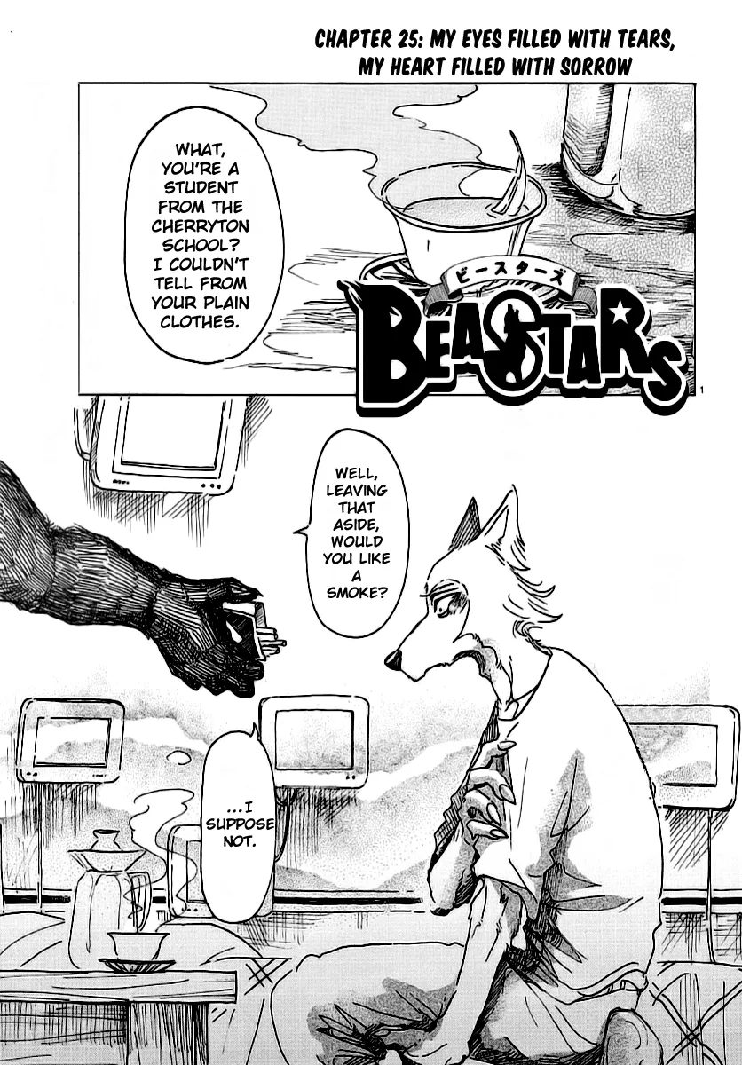 Read Beastars Chapter 25 - My Eyes Filled with Tears, My Heart Filled with Sorrow Online