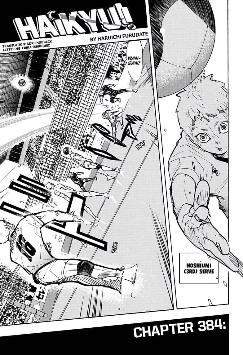 Read Haikyu!! Chapter 384 Online