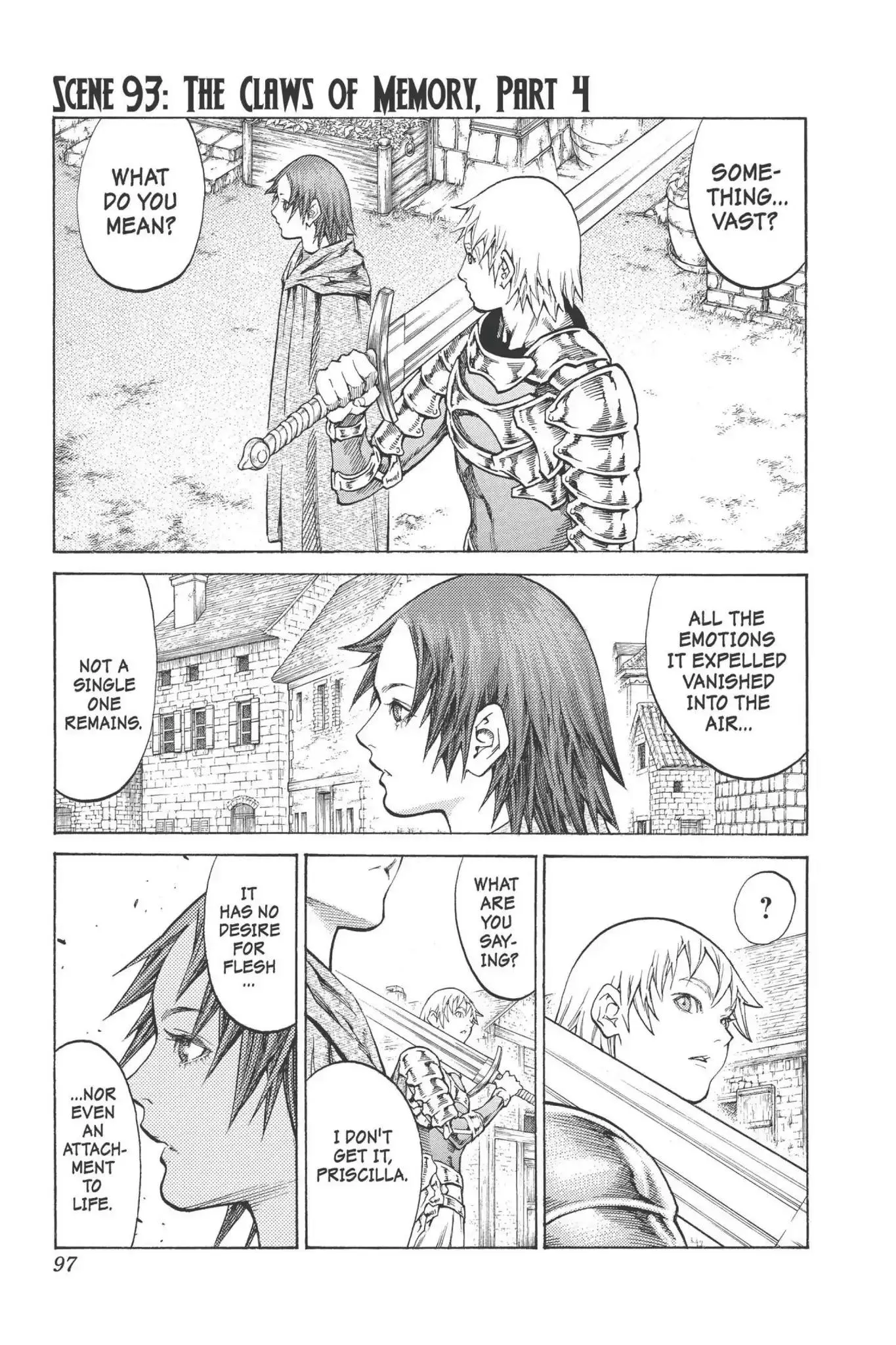 Read Claymore Chapter 93 - Vol.17 Scene 93: The Claws of Memories, Part 4 Online