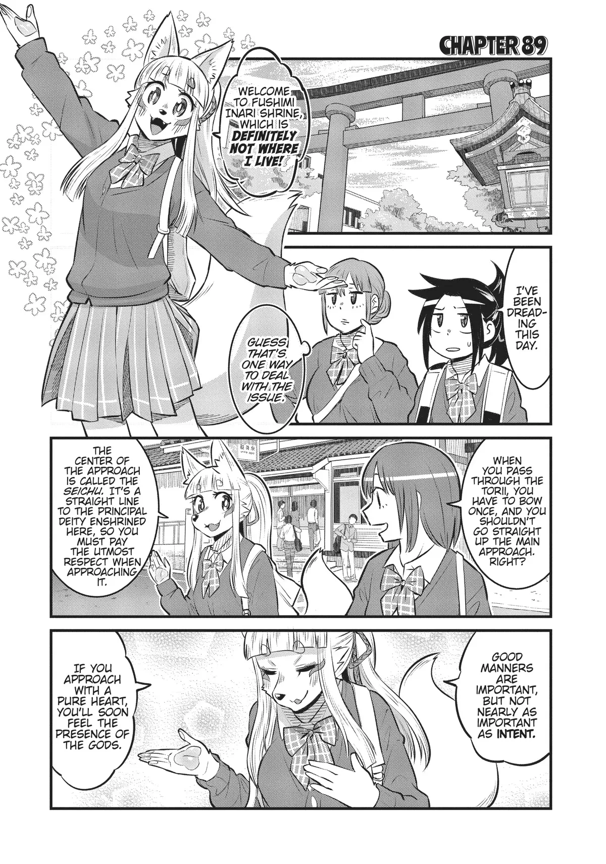 Read Oinari JK Tamamo-chan! Chapter 89 Online