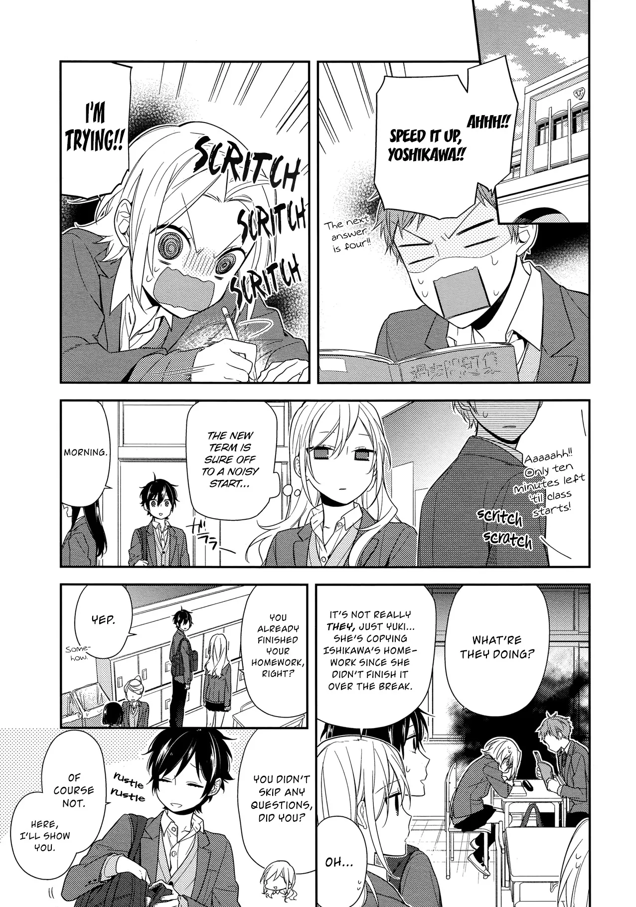 Read Horimiya Chapter 65 - They Just Don't Make Any Sense Online