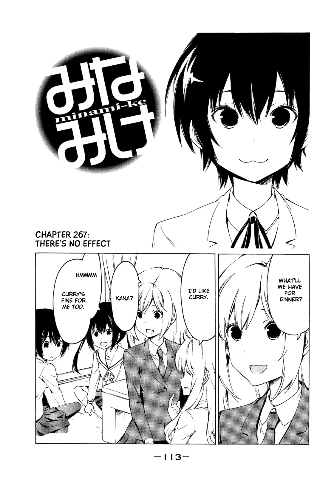 Read Minami-ke Chapter 267 - There's no effect Online