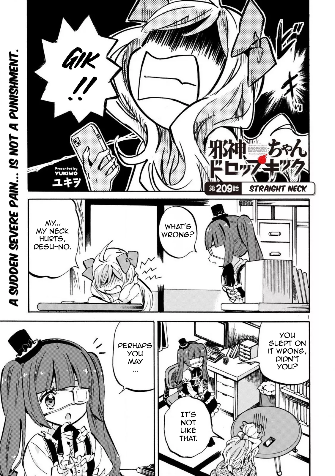 Read Jashin-chan Dropkick Chapter 214 - Straight Neck Online