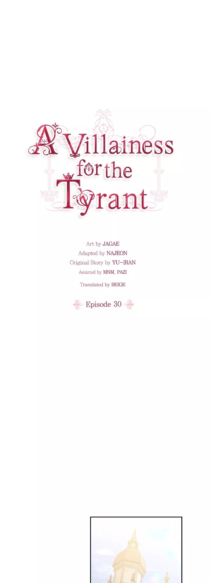 Read A Villainess for the Tyrant Chapter 30 Online