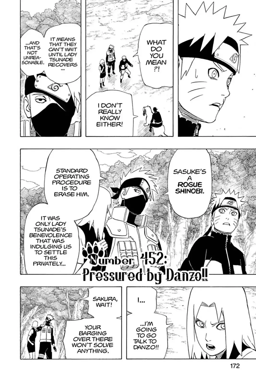 Read Naruto Chapter 452 - Pressured By Danzo!! Online