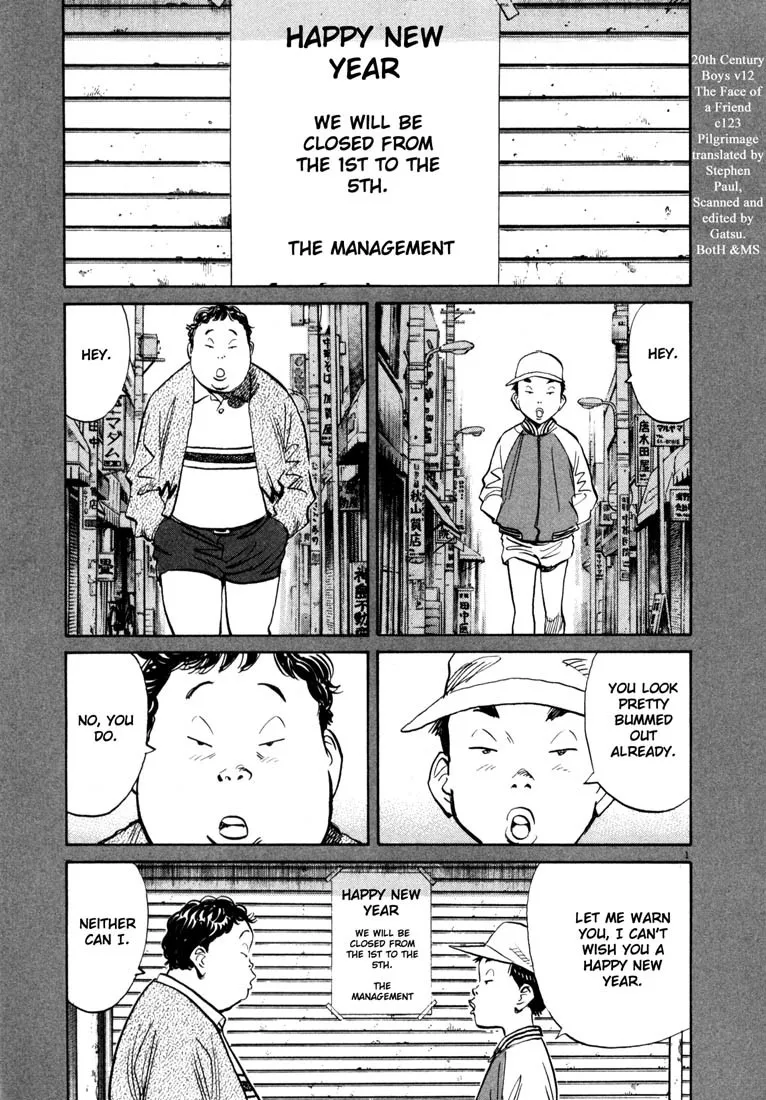 Read 20th Century Boys Chapter 123 - Pilgrimage Online