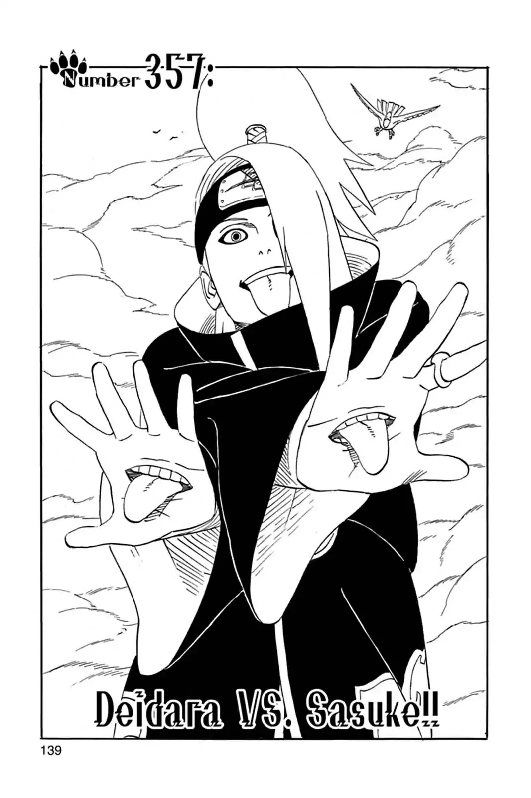 Read Naruto Chapter 357 - Deidara Vs. Sasuke!! Online