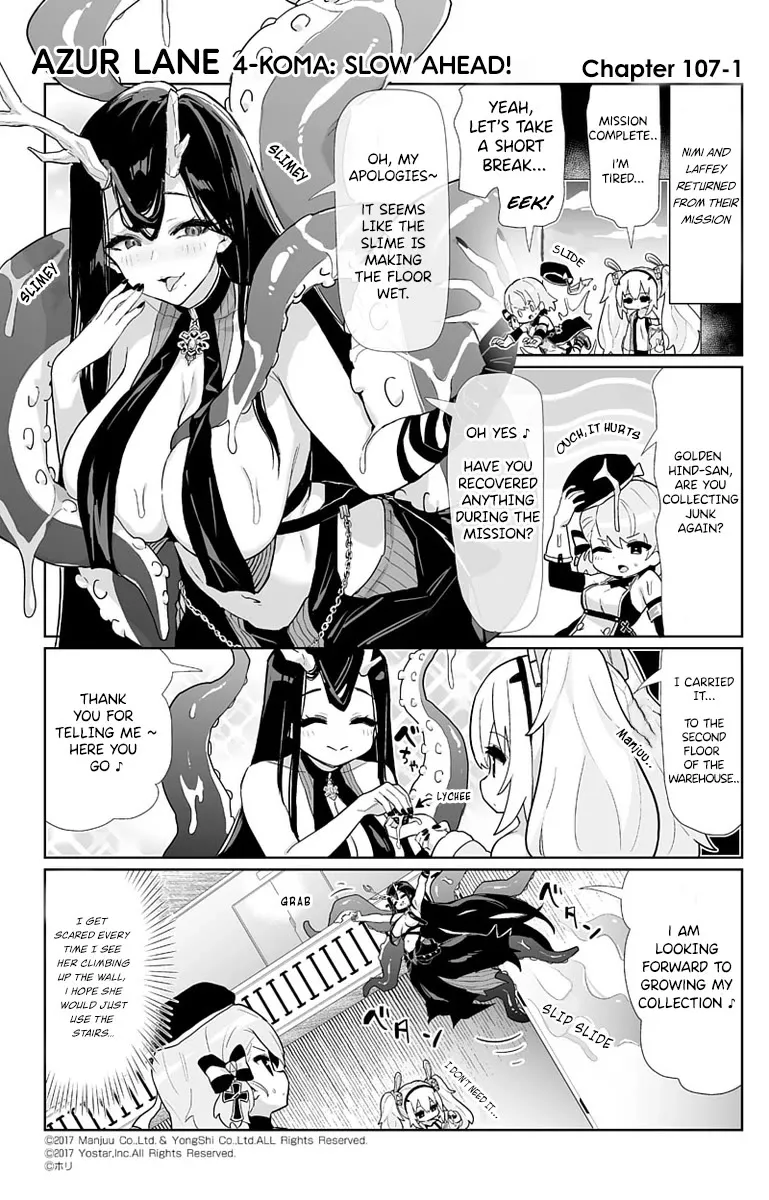 Read Azur Lane 4-koma: Slow Ahead Chapter 107 - Golden Hind Online