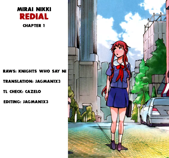 Read Mirai Nikki Redial Chapter 1 Online