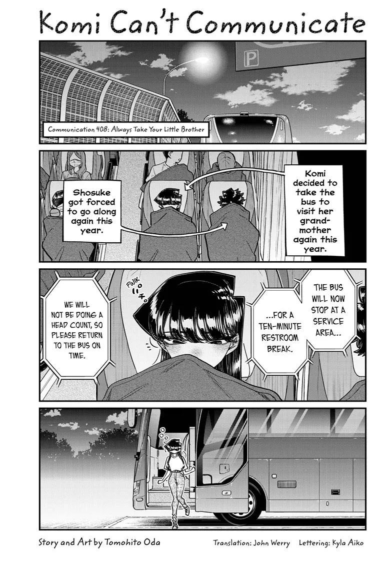 Read Komi-san wa Komyushou Desu Chapter 408 Online