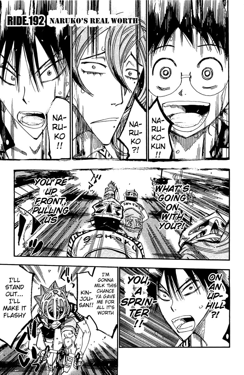 Read Yowamushi Pedal Chapter 192 - Naruko's Real Worth Online