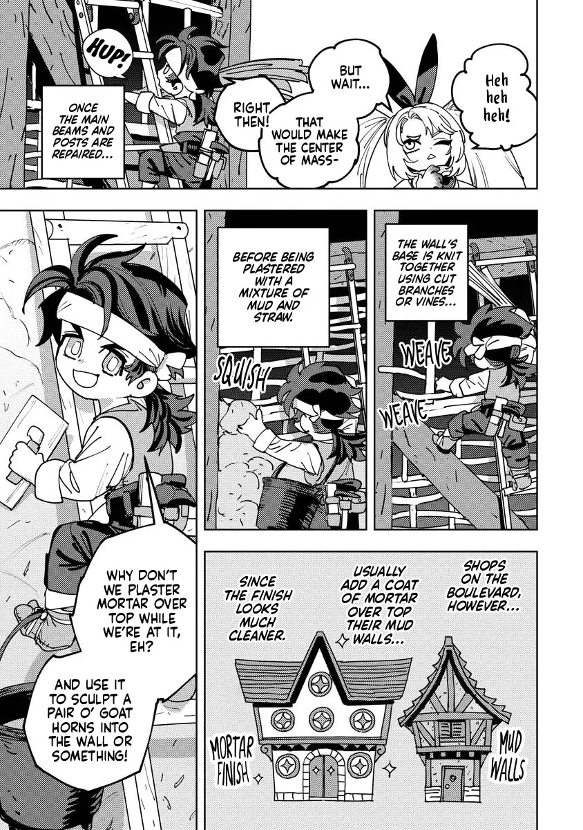 Read Bouken ni wa, Buki ga Hitsuyou da! Kodawari Rudy no Kajiyagurashi Chapter 6.2 - The Vane Goat Hires Berson the Dungeon Carpenter (Part 2) Online