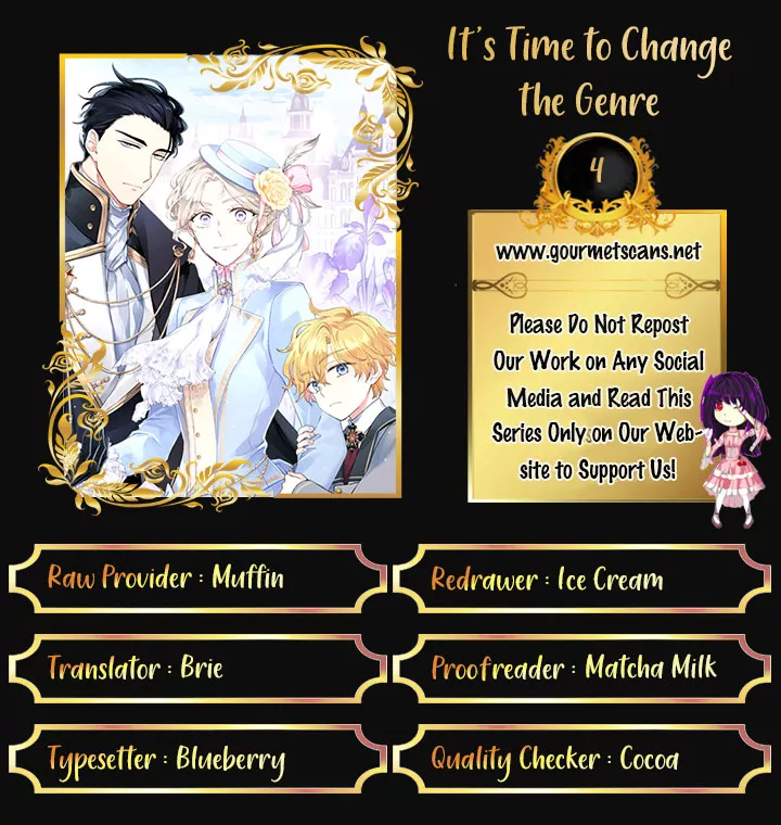 Read It’s Time to Change the Genre Chapter 4 Online