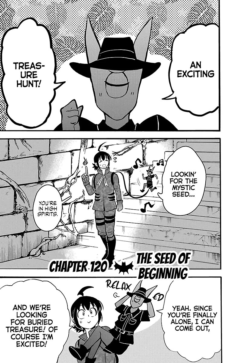 Read Mairimashita! Iruma-kun Chapter 120 - The Seed of Beginning Online