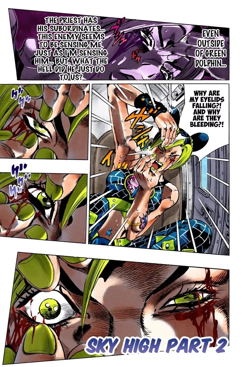 Read JoJo’s Bizarre Adventure Part 6: Stone Ocean Chapter 113 - Sky High Part 2 Online