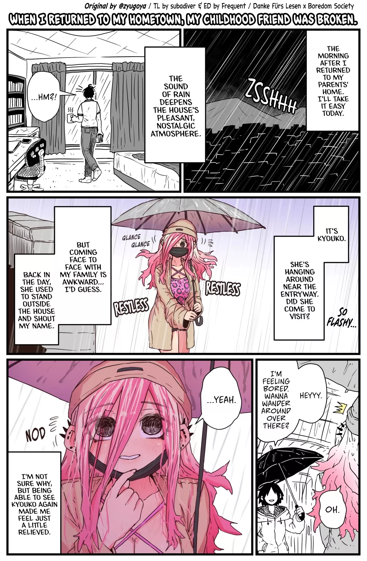Read When I Returned to My Hometown, My Childhood Friend was Broken Chapter 5 Online