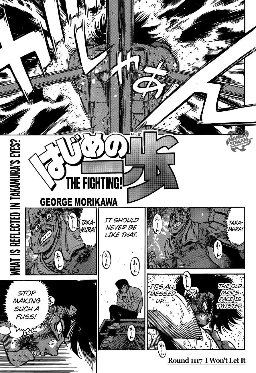 Read Hajime no Ippo Chapter 1117 - I Won't Let it Online