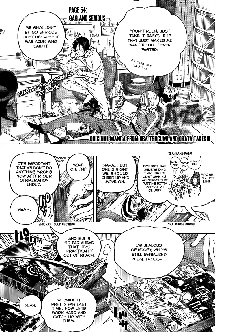 Read Bakuman Chapter 54 - Gag and Serious Online