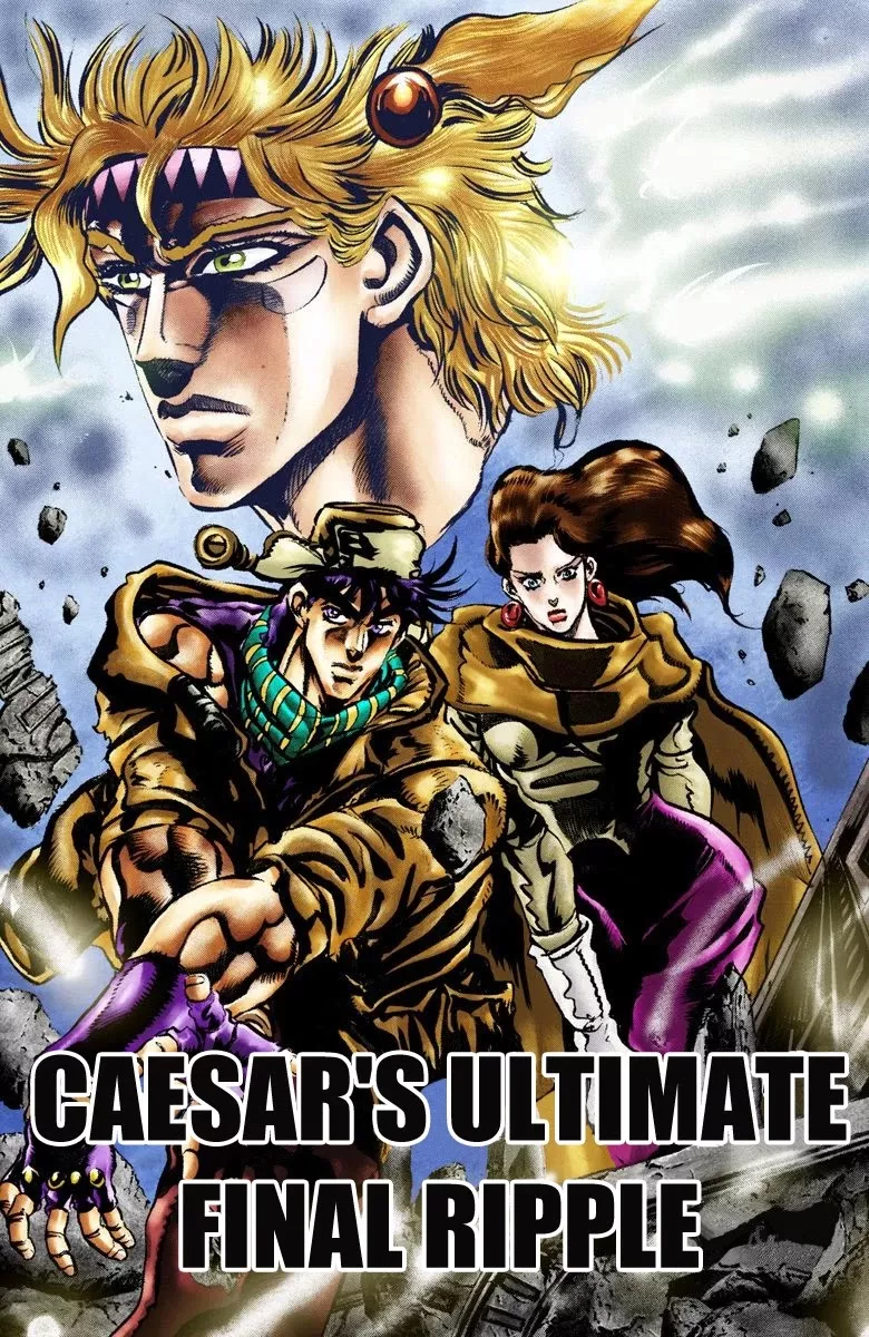 Read JoJo’s Bizarre Adventure Part 2: Battle Tendency Chapter 49 - Caesar's Ultimate Final Ripple Online