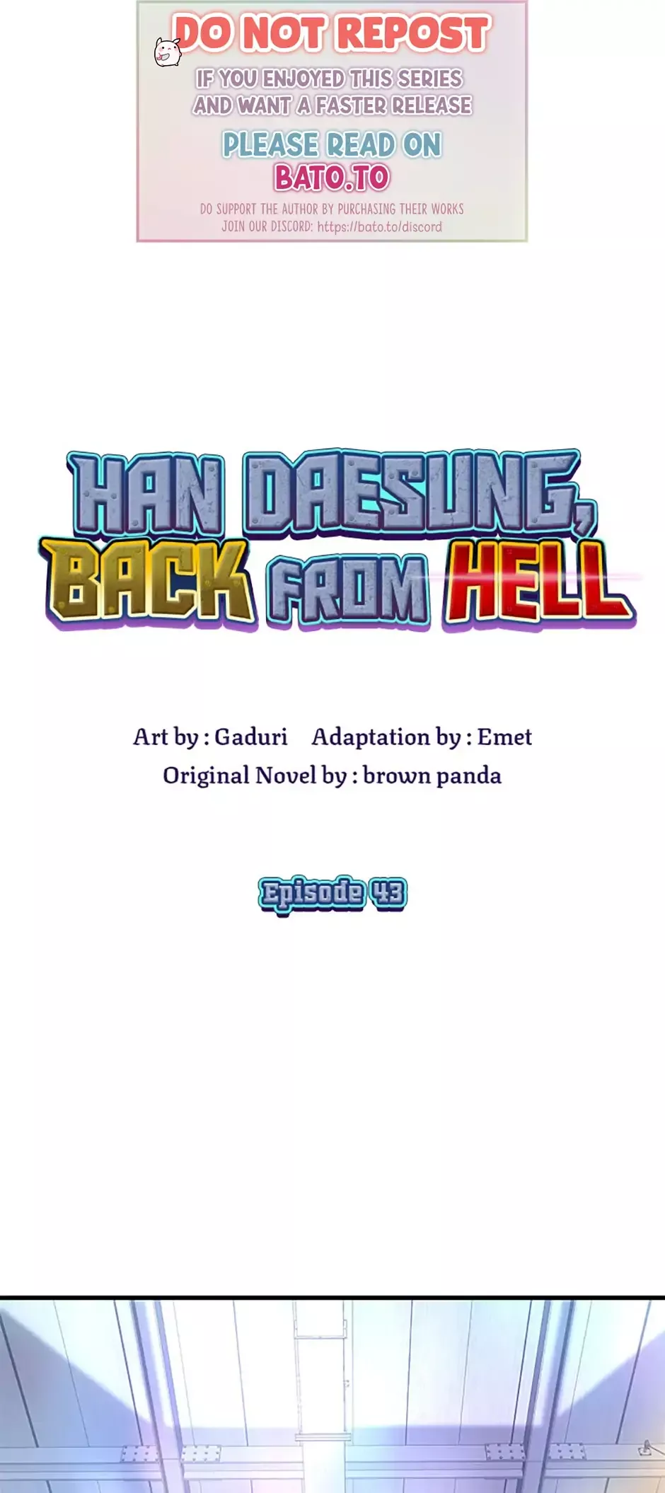 Read Han Daesung, Back From Hell Chapter 43 Online
