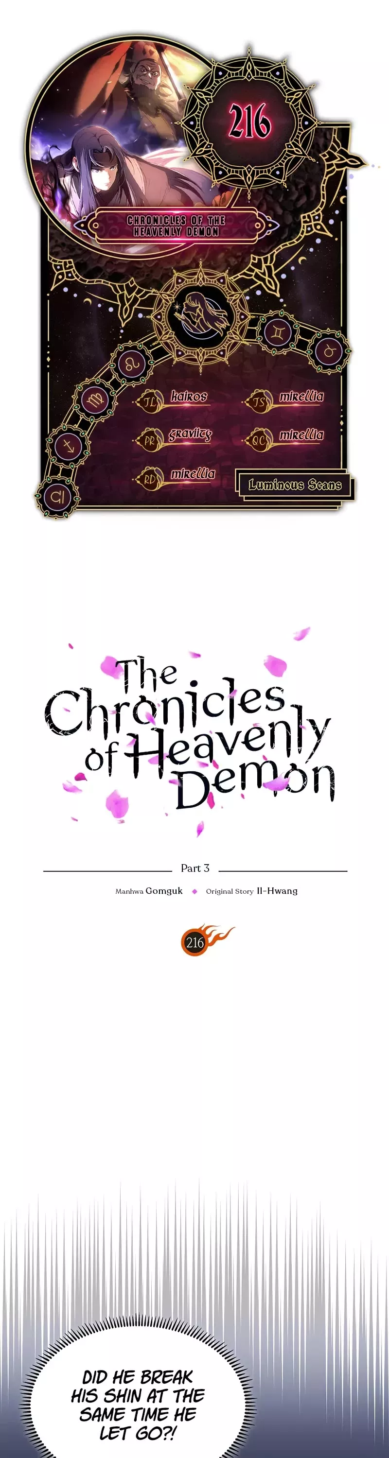 Read Chronicles of Heavenly Demon Chapter 216 Online