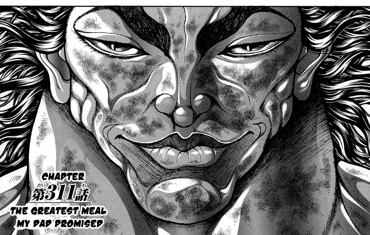 Read Hanma Baki Chapter 311 - The Greatest Meal My Dad Promised Online