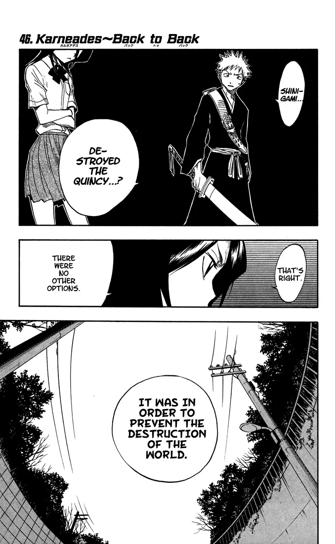 Read Bleach Chapter 46 - Karneades ~ Back-to-Back Online