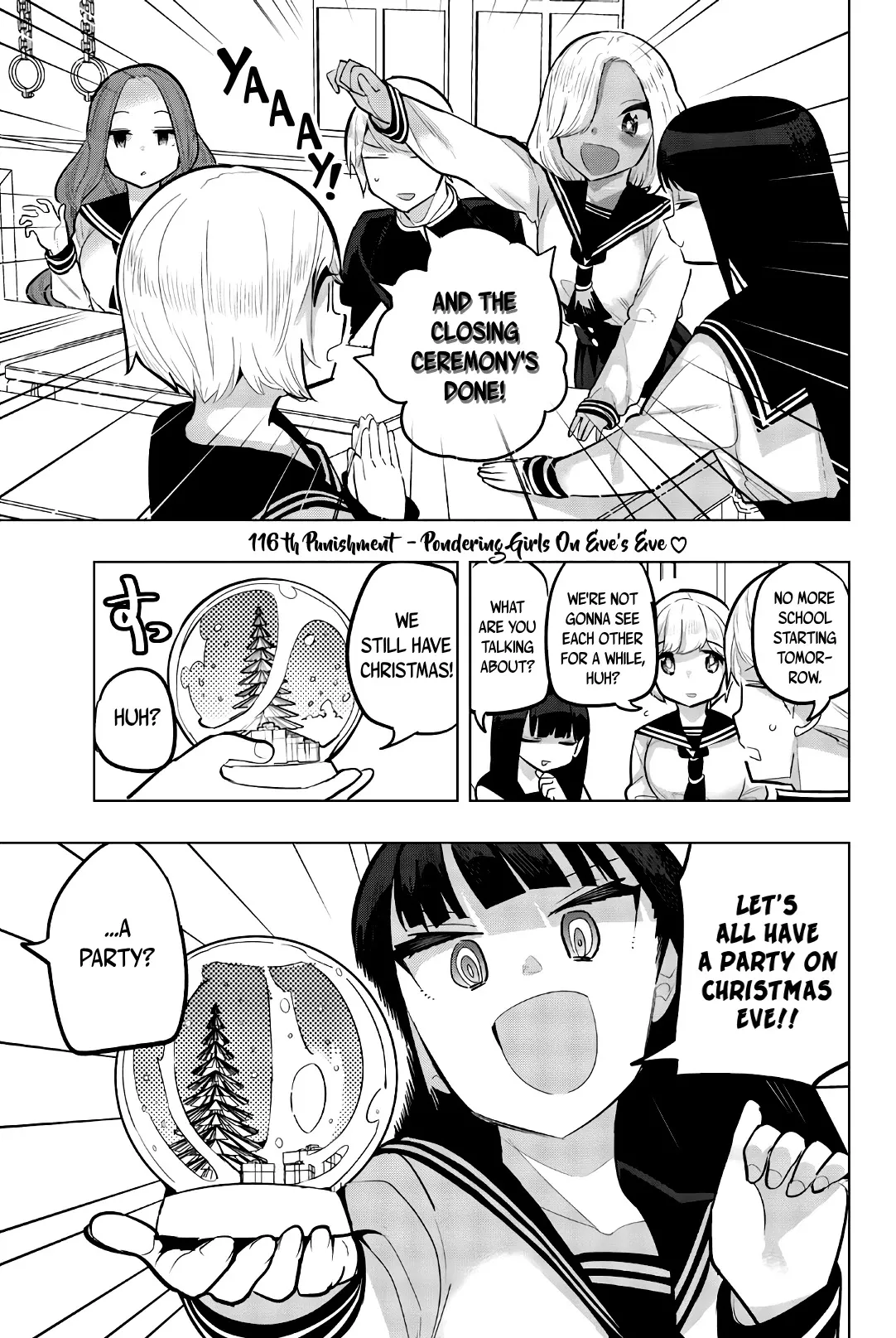 Read Houkago no Goumon Shoujo Chapter 116 - Pondering Girls On Eve's Eve ♥ Online