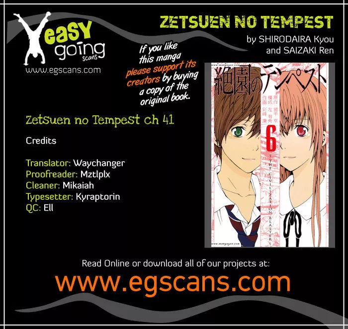 Read Zetsuen no Tempest Chapter 41 - Like It Was Predetermined Online