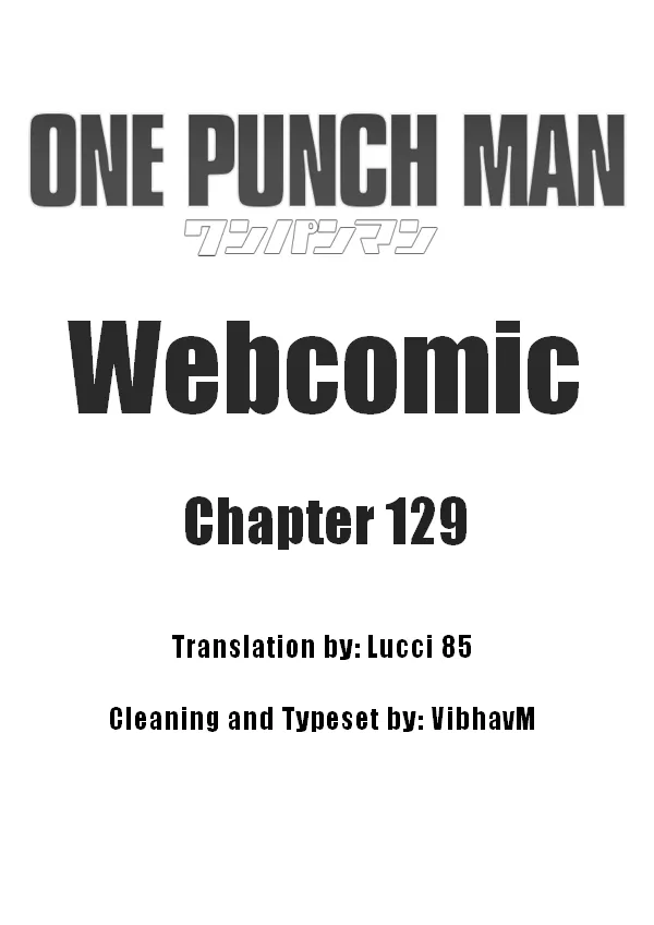 Read Onepunch-Man (ONE) Chapter 129 Online