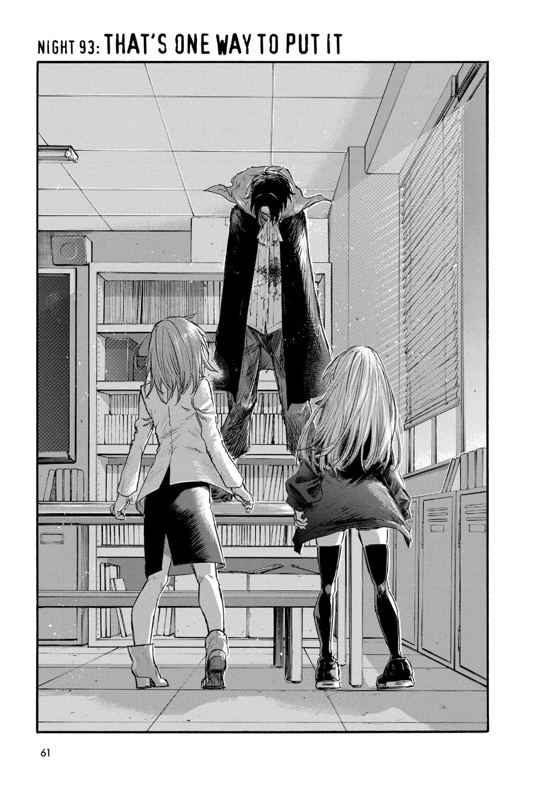 Read Yofukashi no Uta Chapter 93 Online
