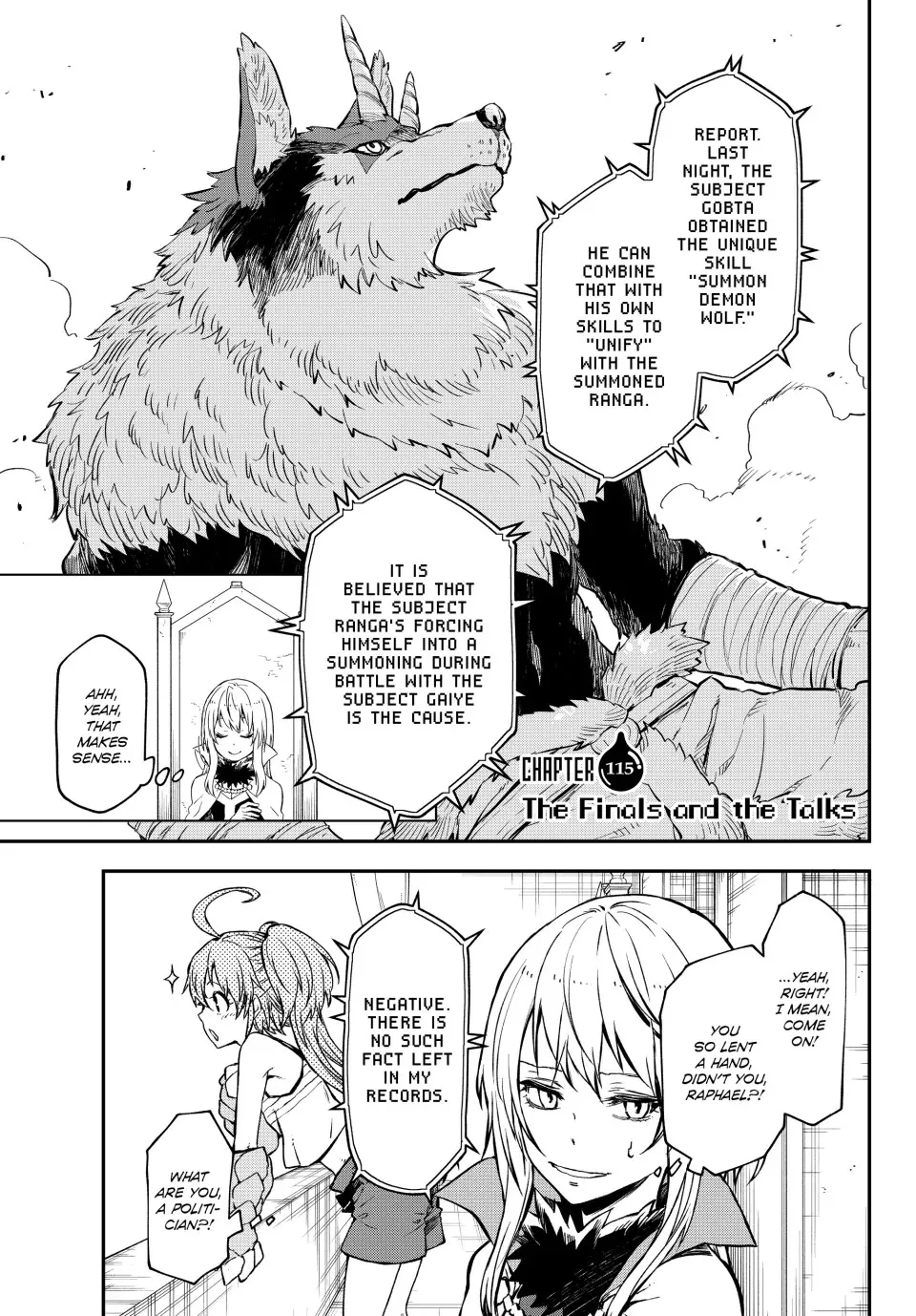 Read Tensei Shitara Slime Datta Ken Chapter 115 Online