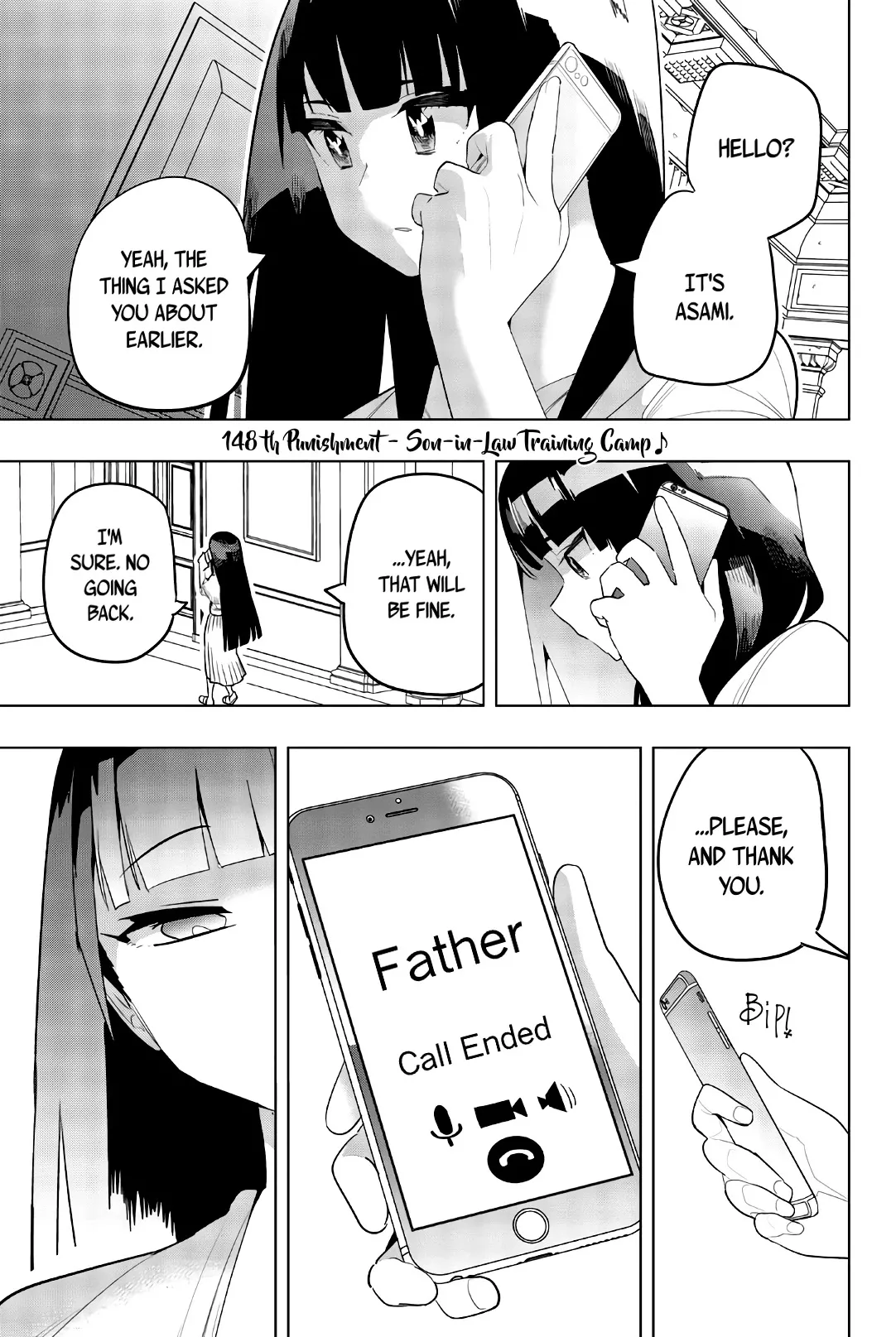 Read Houkago no Goumon Shoujo Chapter 148 - Son-in-law Training Camp♪ Online