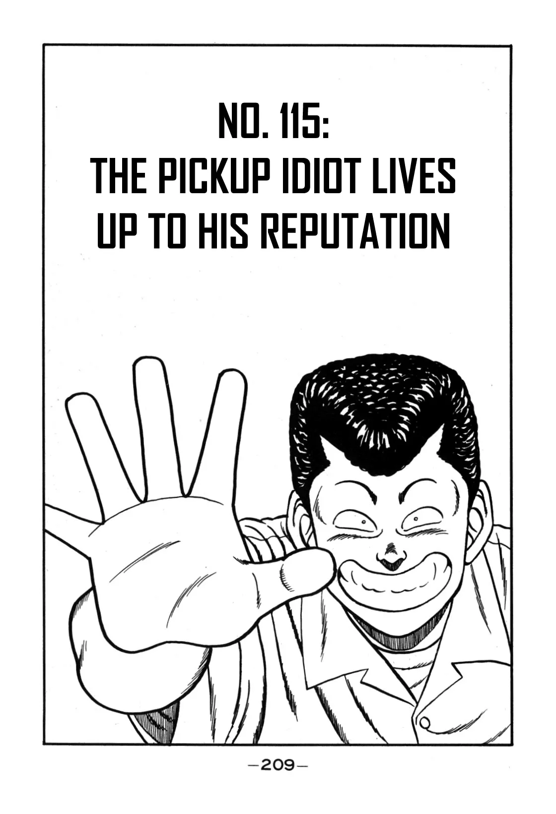 Read Be-Bop-Highschool Chapter 115 - The Pickup Idiot Lives Up to His Reputation Online