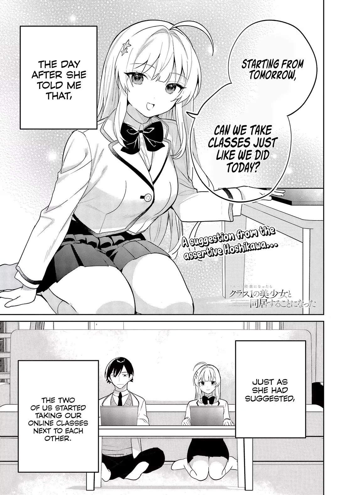Read Remote Jugyou ni Nattara Class 1 no Bishoujo to Doukyo suru Koto ni Natta Chapter 5 Online