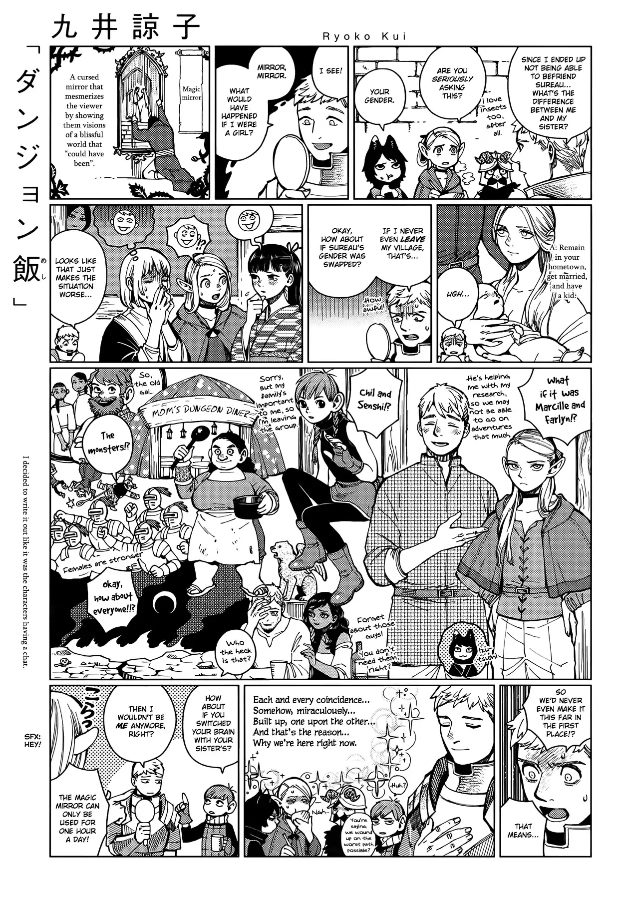 Read Dungeon Meshi Chapter 47.1 - Reverse Fellows Omake Online