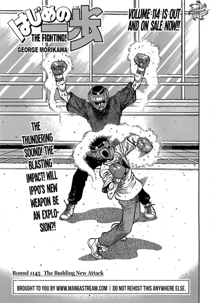 Read Hajime no Ippo Chapter 1145 - The Budding New Attack Online